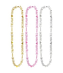 Amscan Inc. Bachelorette Team Bride Word Beads 6/pk