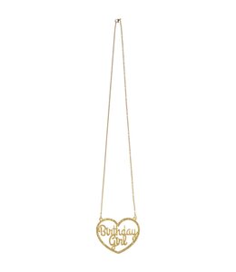 Amscan Inc. Gold Birthday Necklace