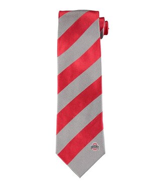 Eagles Wings Ohio State Buckeyes Regiment Woven Silk Tie