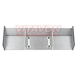 VITAVON VTNDBXL150 REAR CARBON FIBER WING SET FOR DBXL-E SILVER