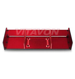 VITAVON VTNDBXL151 REAR CARBON FIBER WING SET FOR DBXL-E RED