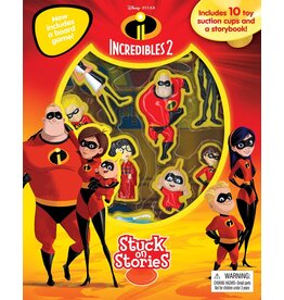 DISNEY DISNEY THE  INCREDIBLES 2 STUCK ON STORIES BOOK