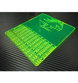 SILVER HORSE SHRC PIT SETUP BOARD FLUORESCENT GREEN