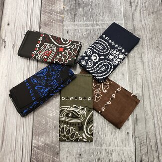 ROTHCO DARK COLOURED PAISLEY BANDANAS