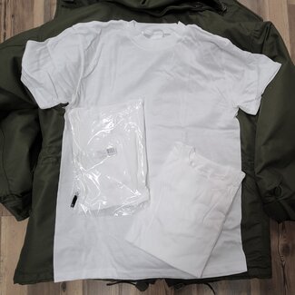 SURPLUS 5 PACK OF WHITE T-SHIRTS SZ 2XL