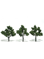 Woodland Scenics TR1510 - Ready Made Trees, Medium Green 4-5" (3)