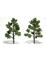 Woodland Scenics TR1512 - Ready Made Trees, Light Green 5-6" (2)