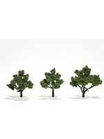 Woodland Scenics TR1506 - Ready Made Trees, Light Green 3-4" (3)