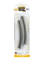 Bachmann 44853 - 14" Radius Curved - N Scale EZ Track