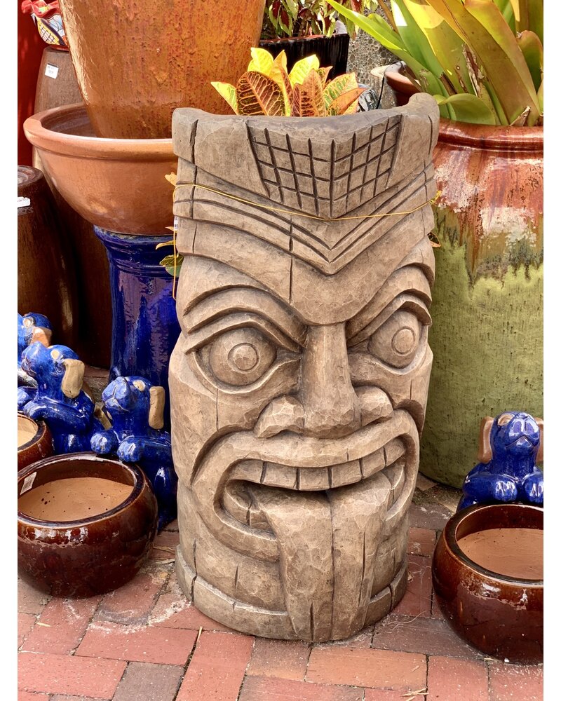 36" LAUGHING TONGUE TIKI FACE 155 LBS