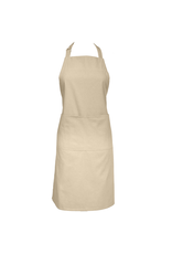 Cotton Twill Chef Apron -Flax Beige