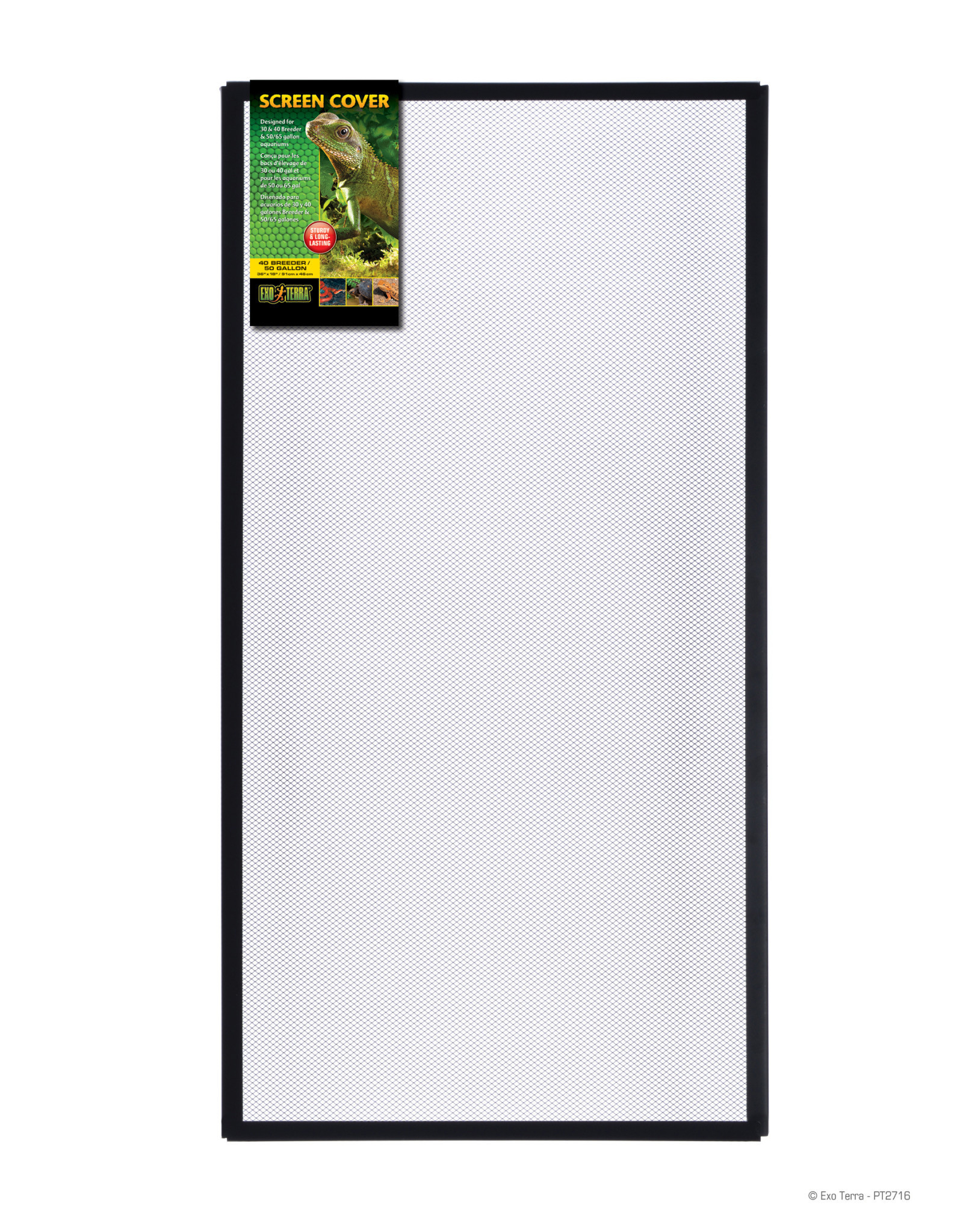 EXO TERRA EXO TERRA- PT2716- TERRARIUM- SCREEN COVER- 18.75X36.5X1.5- 40 GALLON