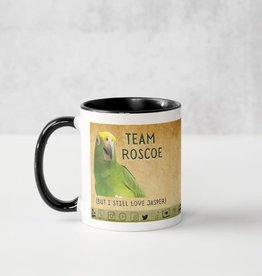 RHONDA'S AVIARY RHONDA'S AVIARY- MUG- TEAM ROSCOE- 12 OZ