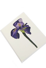 Purple Iris Greeting Card by Michele Williams