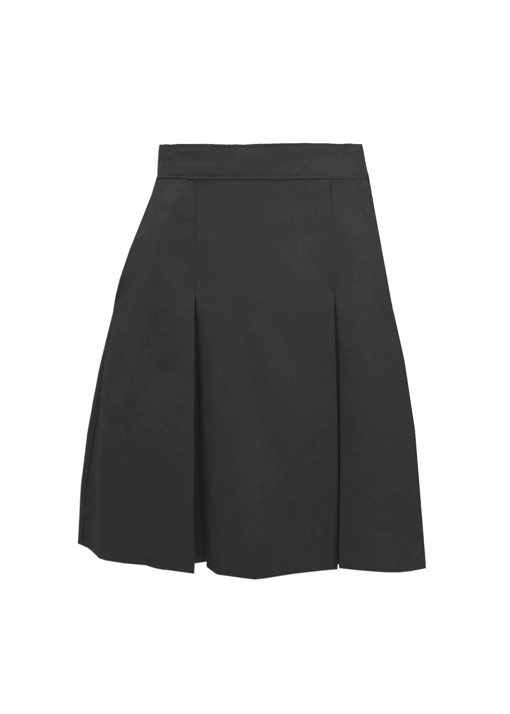 4 Pleat Medium Grey Skirt