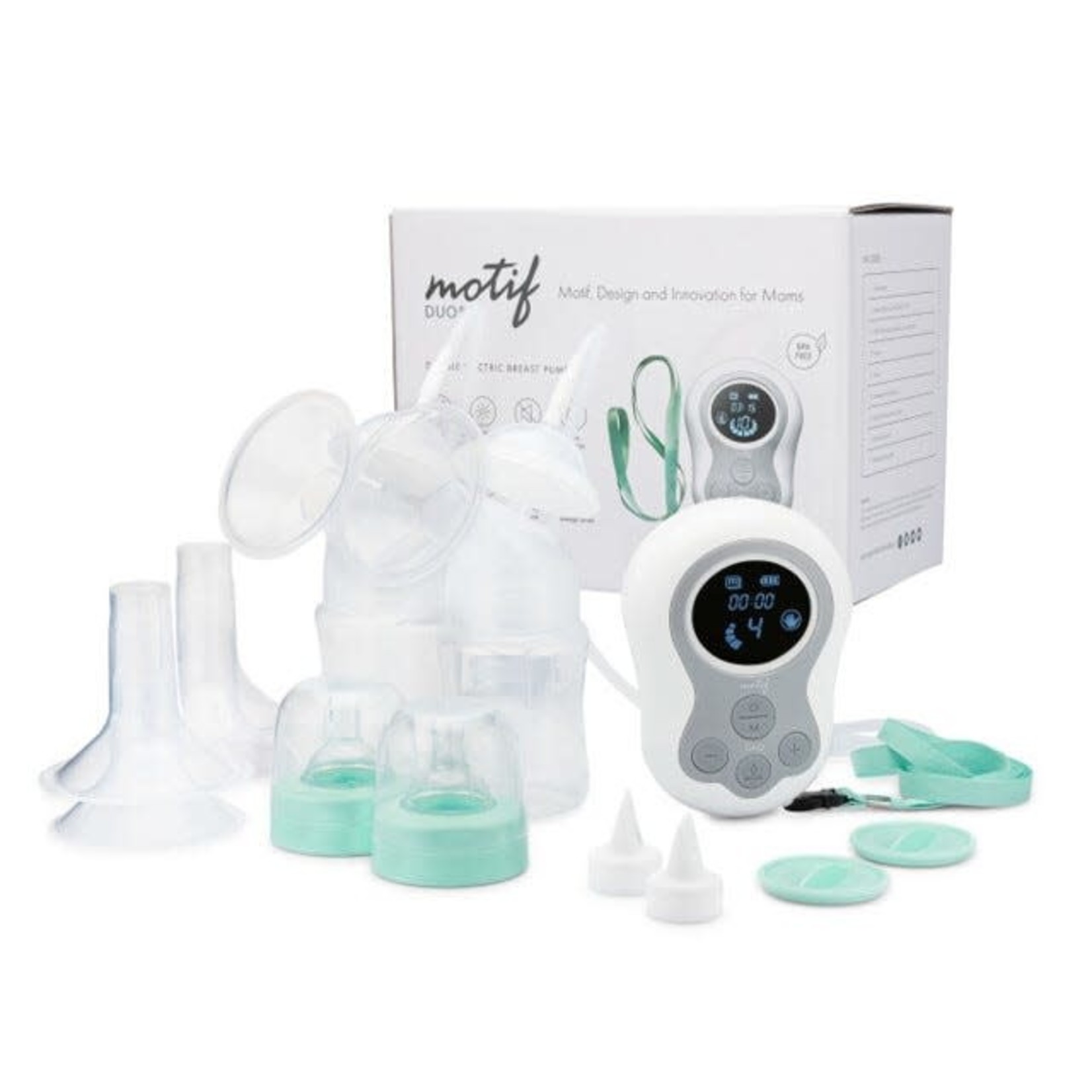 Motif Duo Double Electric Breast Pump with Hands-Free Pumping Bra