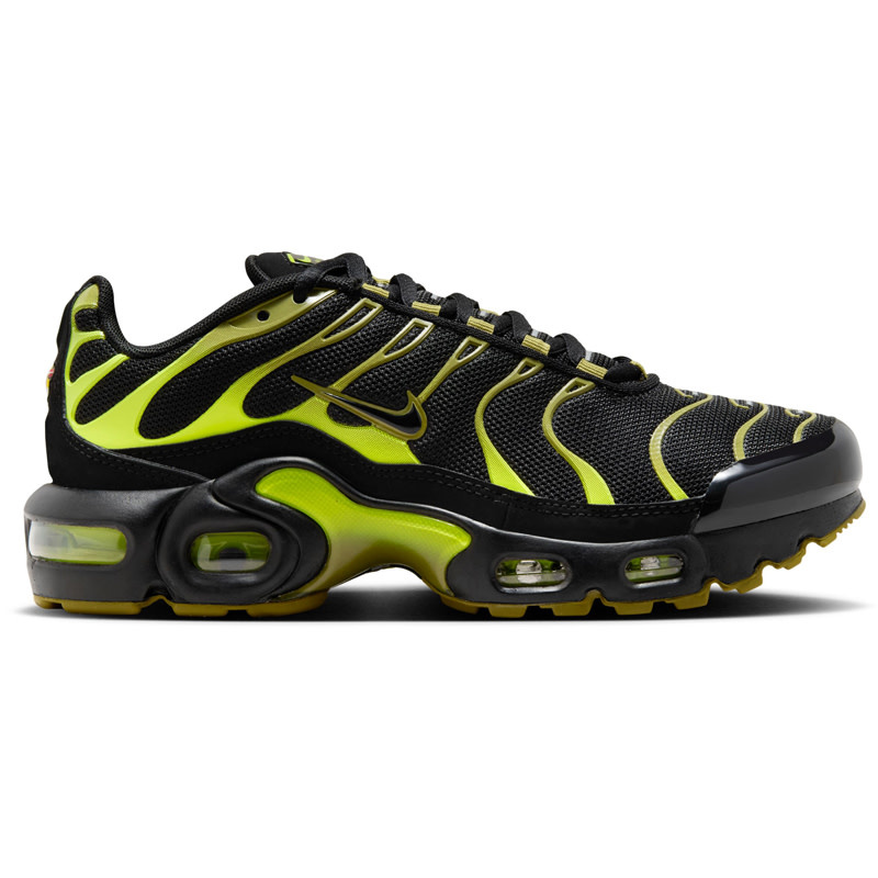 Nike Air Max Plus Bg- Black/Black/Neon