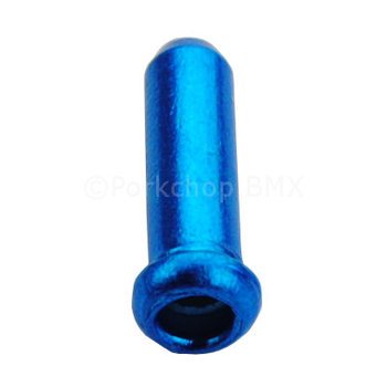 Dia-Compe Dia-Compe bicycle brake cable end crimps tips (each) BLUE