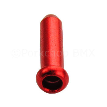 Dia-Compe Dia-Compe bicycle brake cable end crimps tips (each) RED