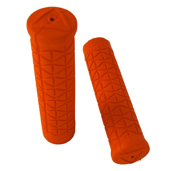 A'ME AME Tri flangeless bicycle grips (MTB or BMX) - ORANGE