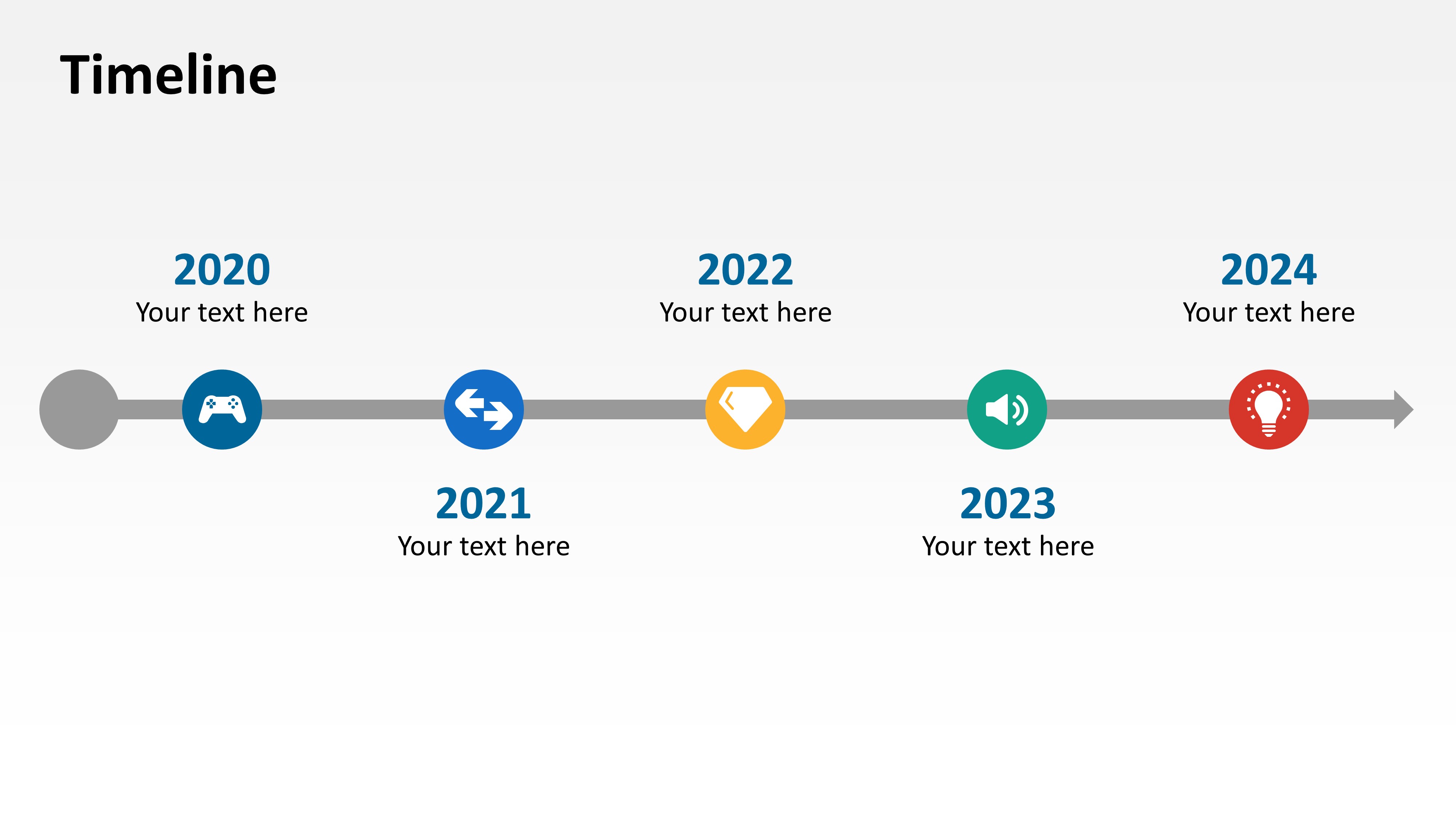 Powerpoint Timeline Slide Template