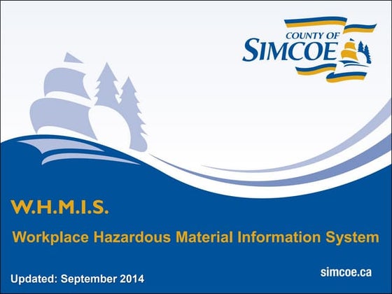 2014 County of Simcoe WHMIS presentation