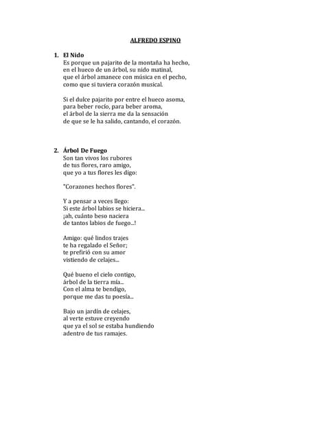 Alfredo espino 3 poemas y mas