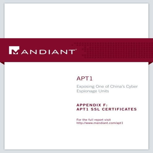 Appendix f (digital) ssl certificates | PDF