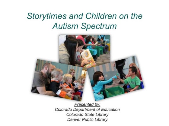 Storytimes for Children on the Austism Spectrum