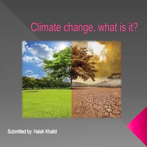 climate change, What is it? | PPT