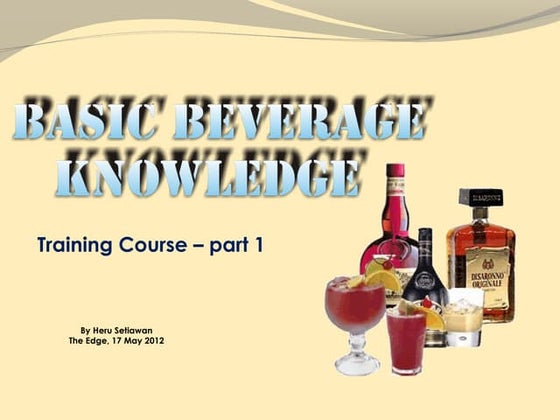 Basic beverage knowledge heru