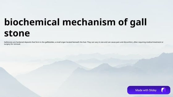 biochemical mechanism of gall stone .pptx