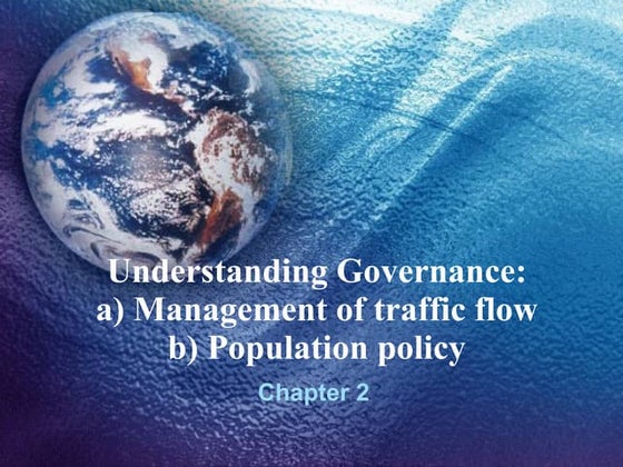 Ch 2 Governance: Traffic Policy