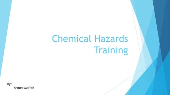 Chemical Hazards Training Presentation