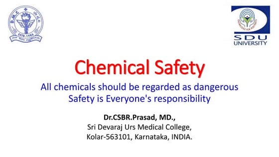 Chemical safety  