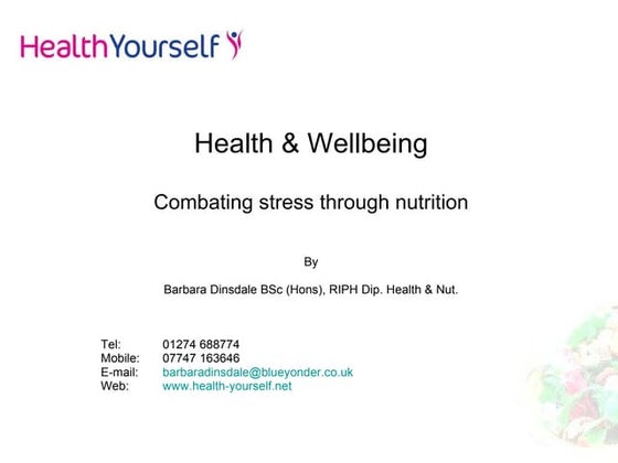 Combating Stress Through Nutrition