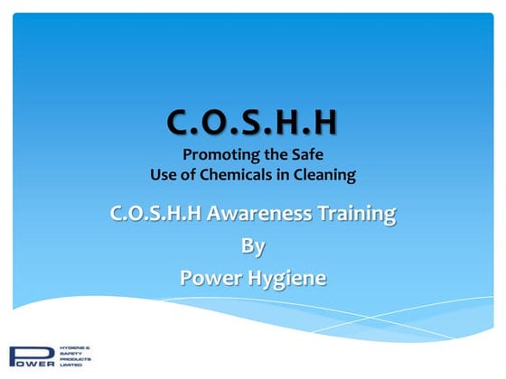  Free Coshh training