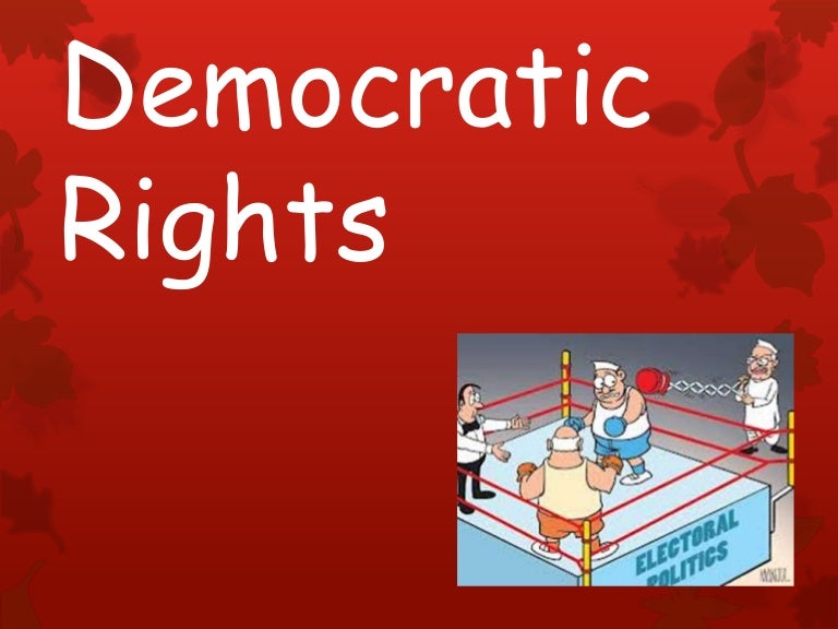 Democratic rights class IX