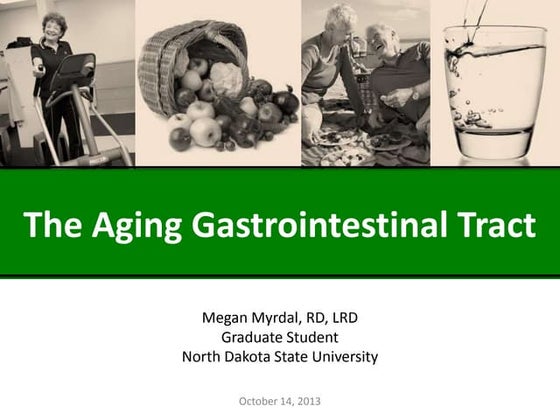 The Aging Gastrointestinal Tract