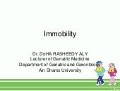 Immobility