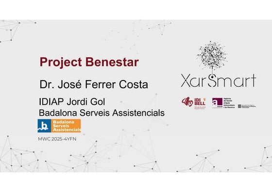 Presentació "Projecte Benestar". MWC 2025