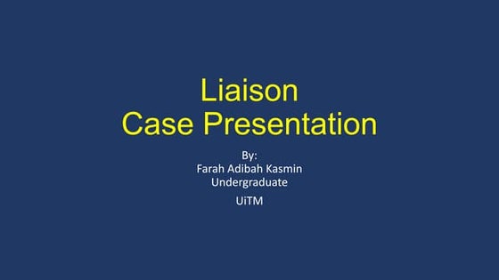 Liaison psy case