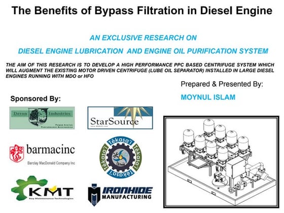 Bypass Filtration in Diesel Engine