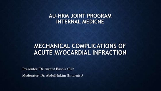 Mechanical Complications of Acute Myocardial Infraction-1.pptx