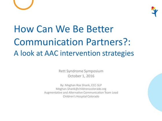 Meghan Shank: How can we be better communication partners?