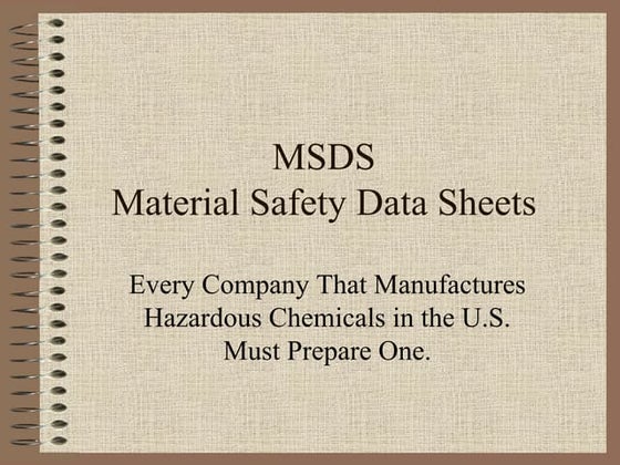 Msds