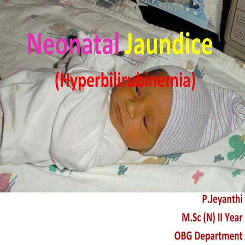 Neonatal Jaundice 1