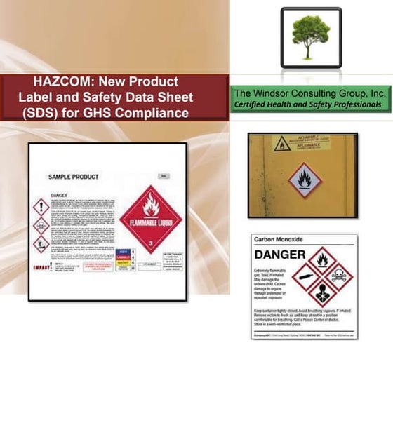 OSHA Hazard Communication and GHS Requirements for Product Labels and SDS