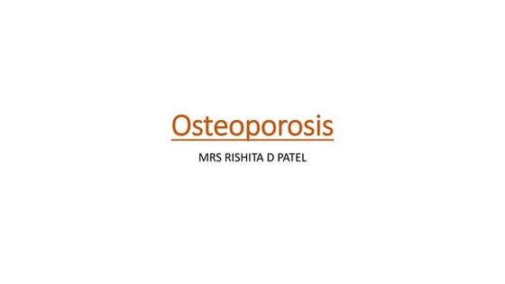 Osteoporesis and Gout _RDP