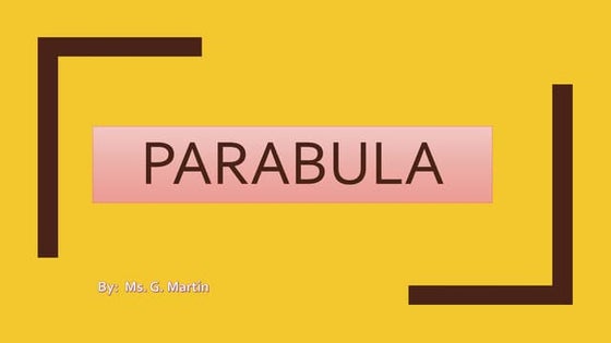 Parabula